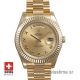 Rolex Day-Date II Gold Gold Roman