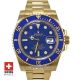 Rolex Submariner Gold Blue Ceramic