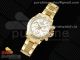 Daytona 116508 YG OMF Best Edition White Lume Dial on YG Bracelet A7750 (Slim Movement)