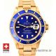 Rolex Submariner Gold Blue