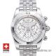 Breitling Chronomat B01 SS White