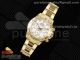 Daytona 116508 QF 1:1 Best Edition White Diamonds Dial on YG Bracelet SH4130 V3 (Gain Weight)