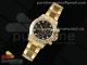 Daytona 116508 YG OMF Best Edition Black Diamonds Dial on YG Bracelet A7750 (Slim Movement)