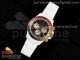 Daytona White Ceramic Case and Bracelet Black Rainbow Dial Rainbow Bezel Noob Best Edition SA4130